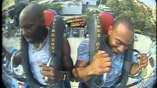 Dmx Tripping On roller coaster sling shot ! 2014