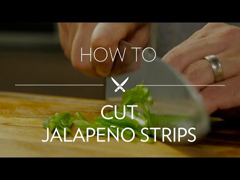 How To Thinly Slice Jalapeno
