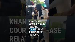 Pakistan: Imran Khan Arrives At Court Wearing 'Bulletproof Bucket'