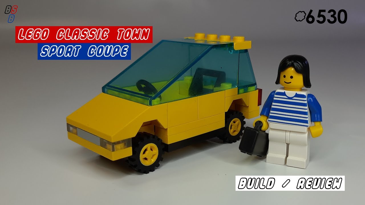 LEGO CLASSIC TOWN 6530 Sport Coupe - Speed Build - Retro Lego Builds - 1990 Set