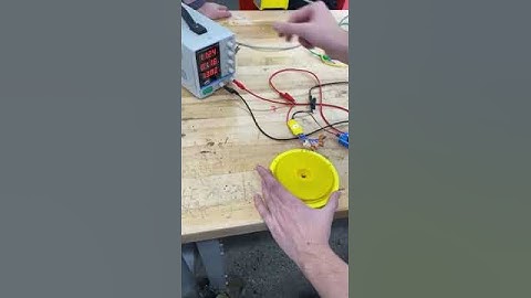 3D printed brushless motor test