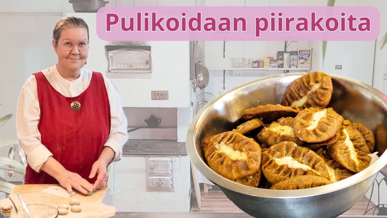 Karjalanpiirakoita pulikalla