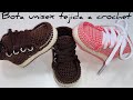 Botas tejidas a crochet| 3/6 Meses| Paso A Paso | Crochet Baby boots PATRÓN DE CROCHET