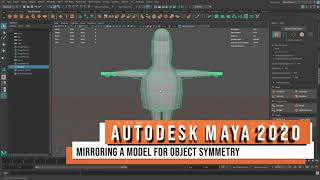 Autodesk Maya 2020 - Mirroring a Model for Object Symmetry