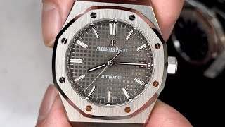 SUPERCLONE Audemars Piguet Royal Oak 15450ST 37mm Grey Dial - Review