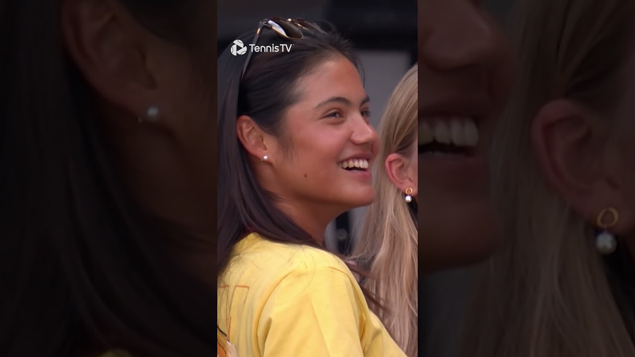 Emma Raducanu Watches Carlos Alcaraz 👀