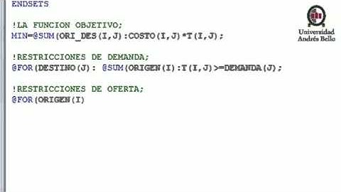MODELACIÓN DE SISTEMAS   TUTORIAL LINGO
