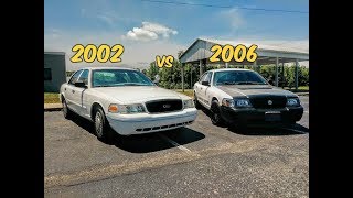 The Differences Between a 2002 and 2006 Ford Crown Victoria P71