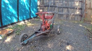Brushcutters for mowing potato tops