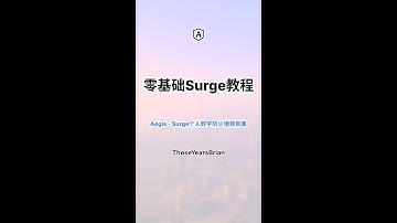 零基础 Surge 教程· iOS（4K）
