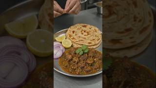 Khassi Curry & Lachha Paratha Making | Indian Street Food Cooking | Step by Step Recipe | 4k