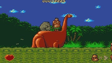 Chuck Rock - Longplay (Full Game) (Sega Genesis/Megadrive)