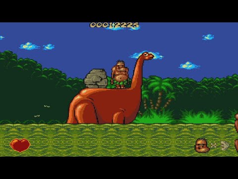 Chuck Rock - Longplay (Full Game) (Sega Genesis/Megadrive)