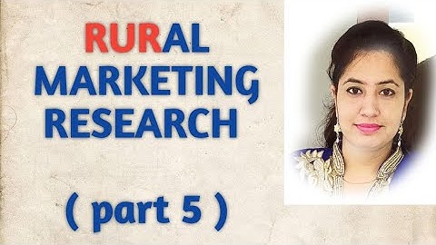 Rural Market Research Part 5 | Methods of Collecting Data in Rural Areas | BBA B.Com MBA M.com