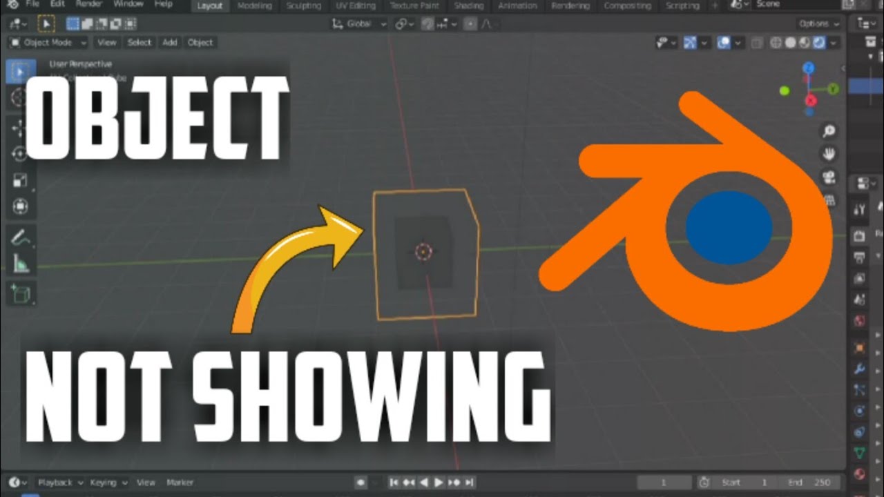 Object Not Showing In Render View (Blender Tutorial)