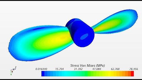 Stress simulation of a marine propeller in STAR CCM+