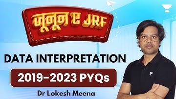 Data Interpretation | 2019-2023 PYQs | NET JRF 2023 | Dr. Lokesh Meena
