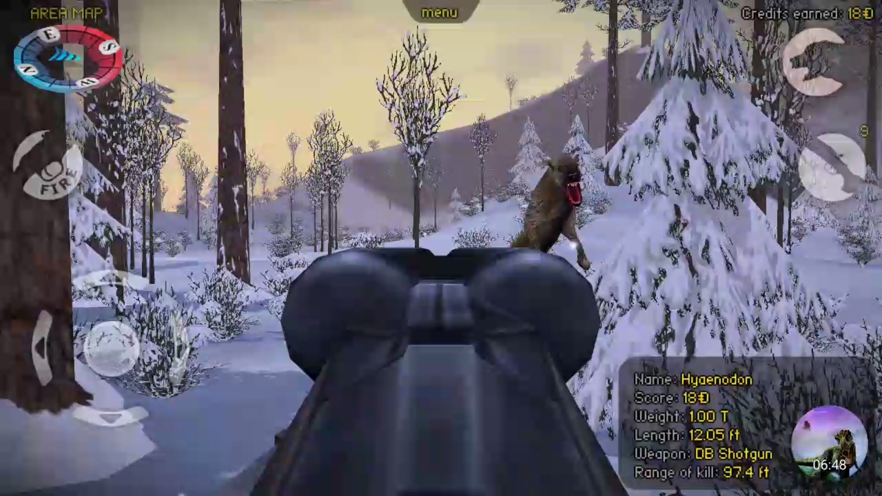 Carnivores Ice Age Hunting Hyennadon with Xbow, Pistol, Double