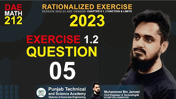 DAE MATH 212 Chapter 1 Exercise 1.2 Question 5 #math212