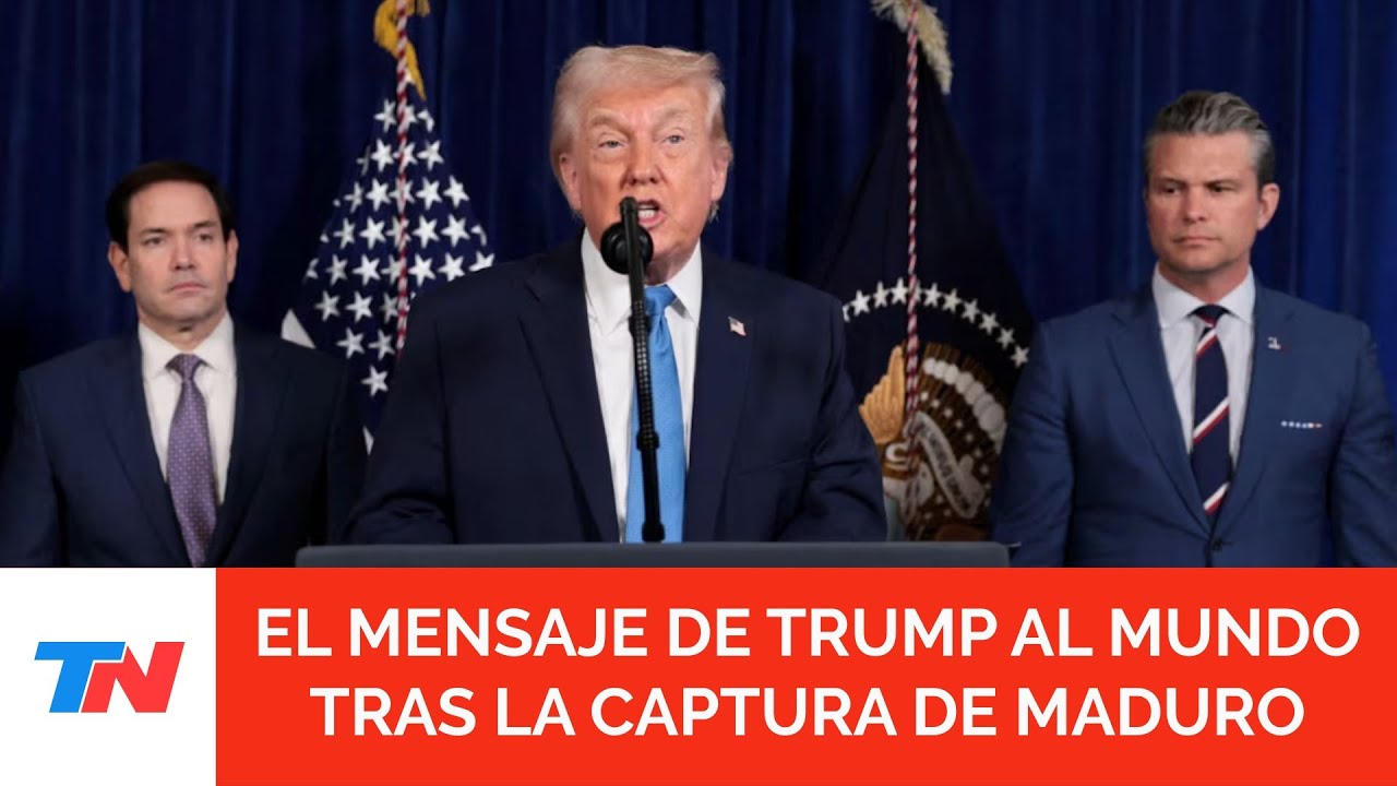 Trump habló tras la captura de Maduro: "Vamos a gobernar Venezuela hasta lograr una transición"
