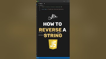 How to reverse string in javascript | JavaScript Interview Questions | #javascript #reactjs