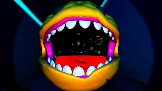 THE PAC MAN IN THIS HORROR GAME WANT TO EAT ME ALIVE.. - Pack War (Pacman horror game)