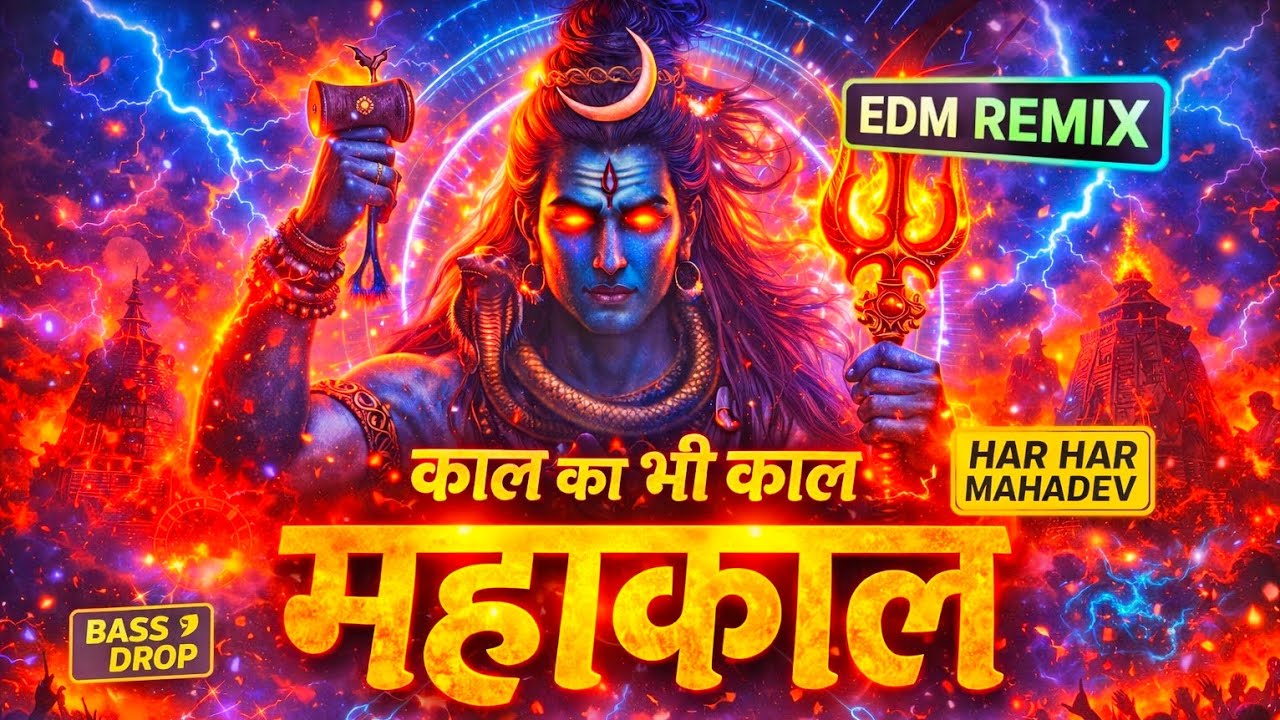 काल का भी काल मेरा महाकाल | Mahakal EDM Remix | Hardcore Trap Bhakti Anthem