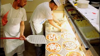 Great pizza in the historic center of Rome at the Roman pizzeria "Emma" near Campo de' Fiori.