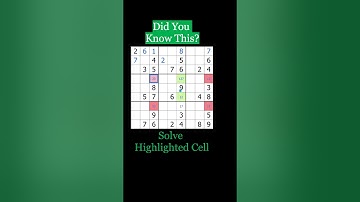 How To Solve Hard Sudoku With X-Wings Sudoku Shorts 65 #sudoku #puzzle #shorts