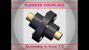 FLANGED COUPLING : Assembly in CREO 7.0