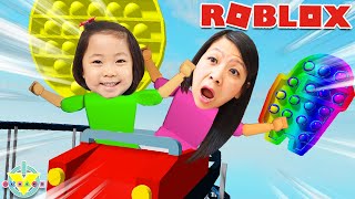 Pop It Fidget Cart Ride!! Let's Play with Emma & Kate!