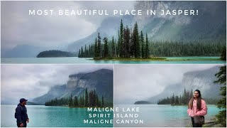 Visiting Maligne Lake, Spirit Island and the Maligne Canyon | Summer 2023 | Bengali Vlog