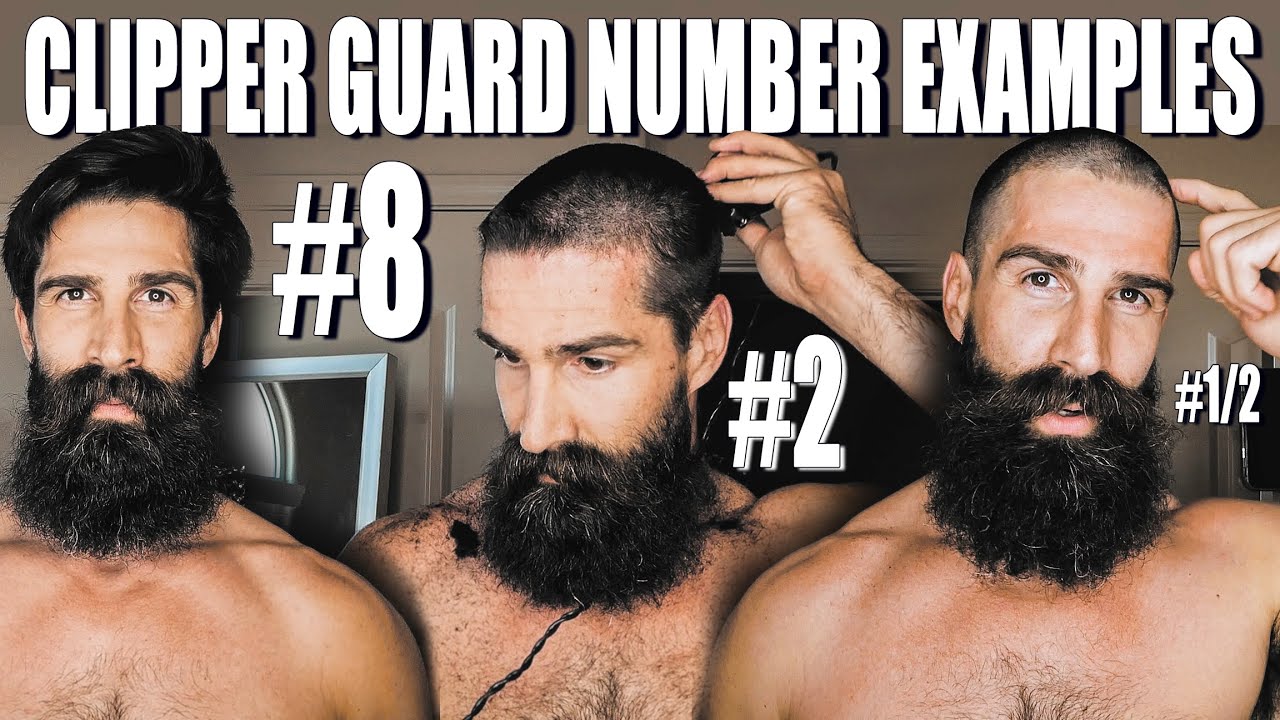 hair clipper guard sizes examples