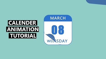Calendar Animation in After Effects Tutorial