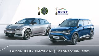 Kia India | ICOTY Awards 2023 | Kia EV6 and Kia Carens