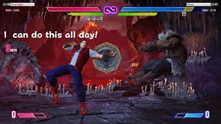 Street Fighter 6. Dorai Rogers spars with Akuma