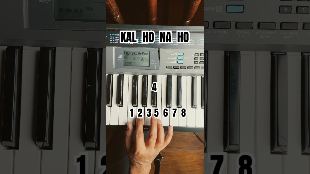 Learn Kal Ho Na Ho - Piano Tutorial