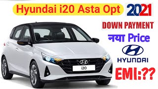 Hyundai i20 Asta opt Diesel 2021 price & Specification,on Road price,Down payment,With Loan Emi
