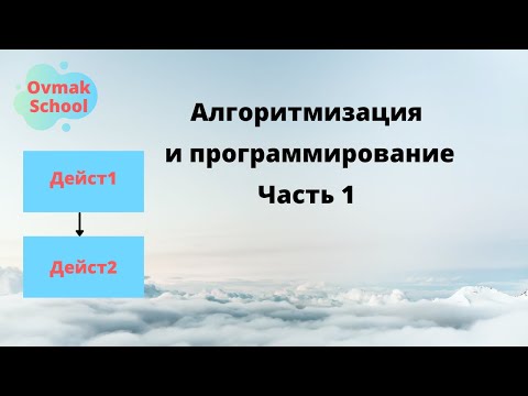 Алгоритмизация и программирование. Часть 1 Алгоритмизация и программирование. Часть 1