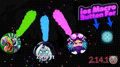 🔥Agario 2.14.1 + Otomatic Zoom + X8 speeder & İos Macro Button + *No Root* 🤡