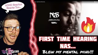 FIRST TIME HEARING A NAS SOLO TRACK AND YEP...SPEECHLESS (ADHD Reaction) | NAS - SPEECHLESS