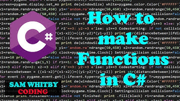 How to Make Functions in C#
