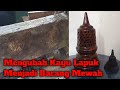 Kayu Jati Lapuk Jadi Stupa BOROBUDUR - Bubut kayu