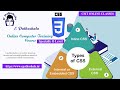 L3 - Internal Css| CSS TUTORIAL | CSIT ONLINE CLASSES FOR BEGINNERS.