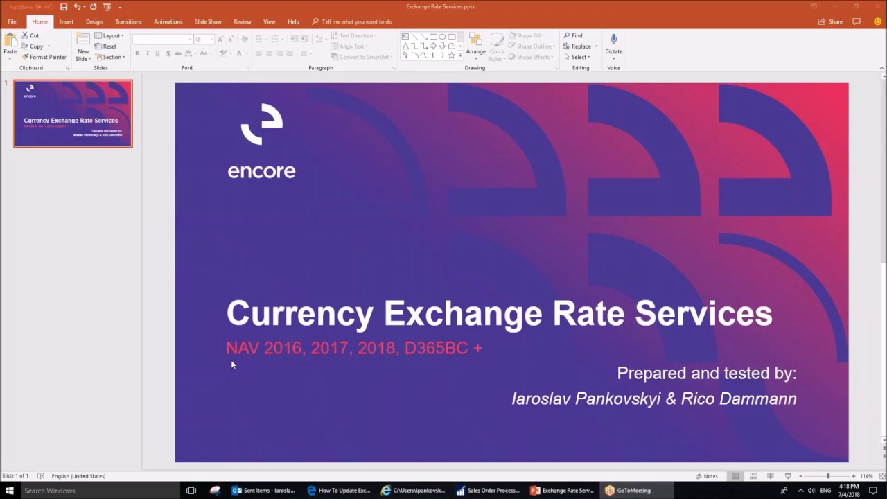 Free Exchange Rates in Dynamics NAV Dynamics 365 Business Central - YouTube