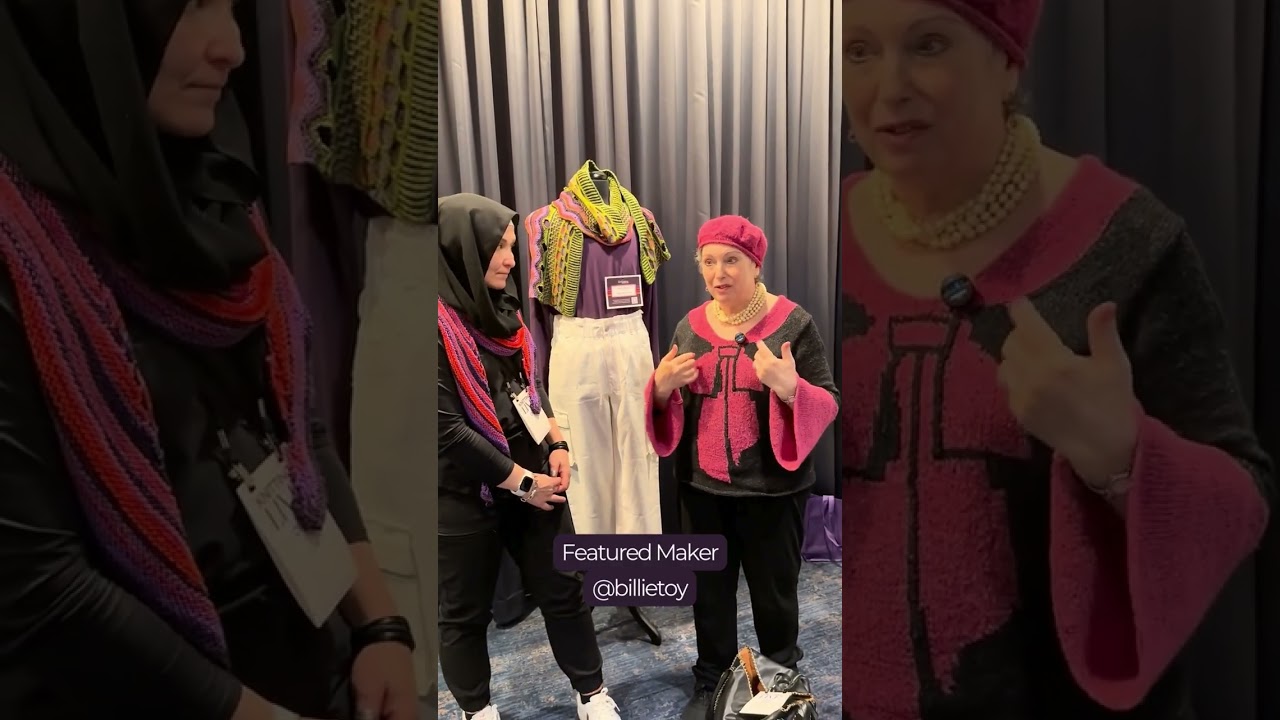 What Did You Make to Wear: Vintage Knits in Pink at Vogue Knitting LIVE!