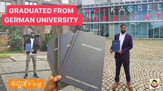 Graduated from German University| Finally Submitted Master Thesis in Germany| ಕನ್ನಡ vlogs in Germany