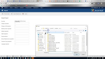 Eshop - Importing and Exporting Products