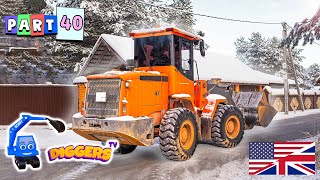 Winter Diggers For Kids, Crawler Excavators, Winter Service Vehicles