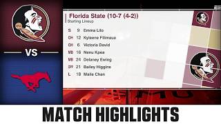 Florida State vs. SMU Match Highlights | 2026 ACC Volleyball